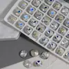 Pedras de Strass Cristal K9 para Nail Art, Populares nas Redes Sociais, Itens Mais Vendidos, Pedras de Strass Empilháveis, Unhas Usáveis com Fundo Pontiagudo, Pedras de Strass para Unhas Super Brilhantes