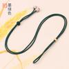 Cuerda para el cuello con hebilla de seguridad con anillo collar de cuerda dorada venta al por mayor original para hombres y mujeres tejido libre cordón Xingyue Bodhi