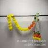 Suministrado directamente por el fabricante: Guirnaldas de flores de caléndula para decoraciones de bodas indias, Guirnaldas de plástico del Día de Muertos mexicano para fiestas