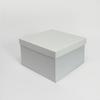 Caja de Regalo Transparente Cuadrada con Tapa a Prueba de Polvo y Resistente a la Presión Almacenamiento de Ropa y Sombreros Empaque de Sombreros de Tamaño Mediano PVC Reforzado