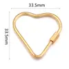 Hebilla de Conexión de Acero Inoxidable Corazón Pequeño Estrella de Cinco Puntas Ovalada Rectangular Galvanizado Conservante del Color Accesorios para Pulsera Collar DIY
