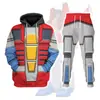 Cosplay Transformers Optimus Prime Bumblebee Movie Periférico Impresión 3D Moda Sudadera con Capucha para Hombre
