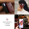 Capa para Celular Redmi Note14/Note13/14C Padrão Cavalo Maluco Flip Cover com Porta-Cartões e Suporte Capa Protetora