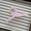 Nova Primavera e Verão Criativo Pintura a Tinta Meio Laço Prendedor de Cabelo Parte de Trás da Cabeça Presilha Tubarão Grampo de Cabelo Acessório de Cabelo Joia