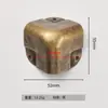 Canto de Alumínio Galvanizado a Ferro Cantoneira para Mala Cantoneira de Aviação Wrappel Wrappel Acessórios de Ferragens Estojo de Cosméticos