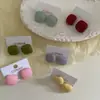 Pendientes Adecuados para Primavera, Pendientes de Colores Caramelo para Mujer, Nuevo Estilo 2025, Lujo Accesible Diseño de Nicho, Pendientes de Aguja de Plata de Alta Gama