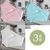 (3 peças) Roupa interior de apoio à barriga de mulheres grávidas em forma de V em forma de cintura baixa para mulheres grávidas sem vestígios de gravidez e parto universal Ice Silk forro de algodão puro