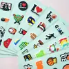 Venta Caliente Transfronteriza Serie Deportiva de Fútbol Baloncesto Zapatos con Agujeros Accesorios Caucho Suave PVC Parches DIY Empaque de Cartón Personalizado