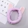 Versión coreana de diadema de orejas de gato tridimensional de franela para deportes, maquillaje, lavado de cara, accesorios para el cabello, fabricantes, regalo pequeño