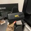 Mini Bolso Kelly de Textura Tejida para Mujer Bolso de Hombro Único Bolso de Mano de Moda Bolso Cuadrado Pequeño Estilo Coreano Bolso de Mano Cruzado de Nicho