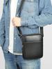 Bolso de hombro de cuero Marute para hombre, bolso sencillo de negocios casual, vertical, para hombre, de cuero genuino, tipo mensajero, transfronterizo