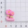 Nova Série de Cores Macaron Série Flor de Pedra Acessórios de Resina para DIY Cola Cremosa Capa de Celular Acessórios de Cabelo Pingentes Fivelas de Sapato
