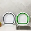 Cesta de Drenagem Dobrável Sijie Kitchen, Bacia de Lavagem Semicircular, Bacia para Vegetais, Bacia de Água para Frutas e Vegetais, Cesta de Armazenamento, Bacia Dobrável