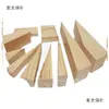 Cuña de Madera Triangular, Punta de Madera, Cuña de Madera Maciza, Riel Deslizante, Tope de Madera, Almohadilla, Instalación de Panel de Pared para Puertas y Ventanas, Metabo
