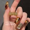 Anillo de Gema de Vid de Iris Vintage Italiano Cuerda de Oro Flor de Coche Serpiente Circonita Traje