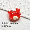 Accesorios de Resina de Animales Marinos de Dibujos Animados Sirena Caballito de Mar Cangrejo Pegatinas Decorativas para Fundas de Teléfono con Pegamento Cremoso DIY