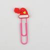 En stock alce navideño de dibujos animados personalidad creativa clip de marcapáginas de PVC divertido clip para papel pin clip para hojas sueltas