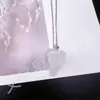 Péndulo de espíritu pequeño de cono hexagonal de cristal natural, amatista en polvo, cristal, ojo de tigre, ágata, jade, colgante de cono, accesorios de bricolaje al por mayor
