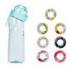 Taza Novedosa Popular Transfronteriza, 0 Azúcar, 0 Calorías, Taza Aromática, Vaso de Agua Deportivo con Popote, Tapa de Botón Pulsador, Vaso de Agua Deportivo, Gadget para Beber Agua