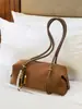 Bolsa de Ombro Único para Axila de Alto Aparato, Bolsa Feminina com Pingente Estilo Coreano, Nova Bolsa Transversal Simples Retro de Comércio Exterior, Bolsa Quadrada Pequena Casual