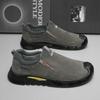 Zapatos Deportivos para Hombre Estilo Papá, Slip-On Suave, Suela Blanda, Zapatos de Seguridad para el Trabajo, Zapatos para Hombre Resistentes a la Suciedad para Trabajos de Construcción, Novedad Otoño 2026