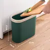 Papelera de Brecha Estrecha para Baño, Dormitorio, Cocina, Inodoro, Uso Doméstico, Diseño Creativo, Sin Tapa