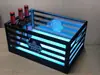 Balde de Hielo Luminoso Bar Caja de Cerveza Ktv Balde para Cócteles Champagne Discoteca Balde de Hielo Espesado Carga LED