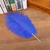 Pluma de Pluma de Avestruz Transfronteriza Bolígrafo Fiesta de Bodas Regalo Exquisito Pluma de Regalo Pluma de Pluma Retro Europea Personalización
