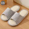 Chinelos de Linho para Uso Doméstico, Atacado de Verão, Chinelos de Algodão e Linho para Casa de Casal, Chinelos Femininos de Interior para Todas as Estações, Chinelos de Linho para Primavera e Outono