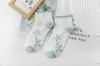 Calcetines Cortos Casuales Finos de Verano para Mujer Estudiante Lindo Japonés Versátil Blanco Fresco Calcetines al Tobillo Venta al por Mayor