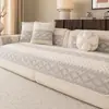 Nueva colección de otoño e invierno: Cojines de sofá engrosados, cómodos y cálidos para la sala de estar, con un diseño a cuadros y antideslizante