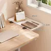 Tablero de Extensión Plegable para Escritorio Tablero de Extensión para Reposabrazos de Teclado de Escritorio de Oficina Tablero de Extensión para Alargar y Ampliar Escritorio de Computadora