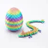 Ovo de Dragão de Cristal Impresso em 3D Venda Quente Transfronteiriça 8.5+22 Conjunto de Ovo de Dragão com Pedra Preciosa Decoração Miniatura Presente Brinquedo Criativo