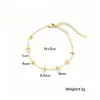 Collar de flores cuadradas de acero de titanio sin color para mujer, cadena de clavícula de alta gama de nicho de lujo ligero, accesorios de trébol de cuatro hojas de celebridades cibernéticas de moda