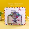Imán de nevera metálico de Fuzhou, producto magnético 3D de tres capas cultural y creativo, recuerdo turístico de la ciudad, imán de nevera de regalo