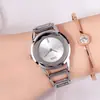 Reloj de Mujer GEDI Oro Rosa con Diamantes, Esfera Sencilla, Correa de Acero, Moda Resistente al Agua, Cuarzo, Modelo Nuevo, Directo de Fábrica