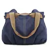 2026 Moda Coreana Versátil Casual Bolsa de Ombro Transversal Nova Retro Tendência Casual Bolsa de Lona para Mulheres