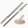 Palo para Mopa Giratoria, Accesorios para Mopa Telescópica Perezosa, Palo para Mopa Grueso y Largo de Acero Inoxidable Lavable a Mano, Mopa que Ahorra Esfuerzo