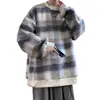 Moletom de Lã Espesso Novo Versátil Moderno Estilo Japonês Harajuku Simples Artístico Moda Popular Preguiçoso
