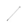 Cadena de Extensión de Plata de Ley 925 Oro Rosa Accesorios DIY Cadena de Ajuste de Extensión para Pulsera Collar Li Ming Meilong