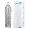Funda de Silicona Artificial para Pene Tomahawk para Uso Masculino con Dientes de Lobo, Vibración con Control Remoto, Funda de Pene Masculino Engrosada y Alargada, Juguete Sexual para Adultos