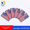 Bandeira americana de PVC Velcro tático braçadeira dragonas Velcro etiqueta de gota de plástico borracha macia emblema emblema patch