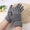 Guantes de Punto Cálidos con Pantalla Táctil Nuevos para Otoño e Invierno, Ciervo de Dibujos Animados Lindo, Jacquard, Guantes para Ciclismo al Aire Libre, Venta al por Mayor