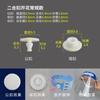 Hebilla Fija para Mascarilla Protectora Desechable Hebilla a Presión Plástico Dos Botones Banda Elástica Broche de Resina Pulsera con Broche Doble