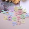 Estilo Ins Coreano Nuevo Dos Colores Estampado X Parche Acrílico DIY Pinza Lateral Imán de Refrigerador Agujero para Funda de Teléfono Zapatos
