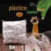 Tampa de banho plástica descartável transparente PE home beauty shop para impermeável e poeira descartável bar shower cap