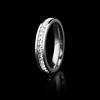 Anillo de Diamantes Rai Lujoso Ligero Europeo y Americano Individual y Doble para Mujer Acero de Titanio Diamante Completo Anillo de Moda Nicho No se Desvanece Joyería de Gypsophila