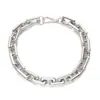 Cadena Rectangular de Hebilla Única Collar Dorado Grueso Amazon Personalizado Joyería Exagerada Plata Damas Al Por Mayor No