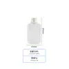 Botella de Boca Pequeña de 50ML Botella con Tapa de Presión Botella de Plástico PET Cosméticos Viaje Botella para Decantar Suministros de Hotel Botella Vacía con Atomizador