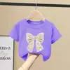 Camiseta de Manga Corta para Niña Verano 2026 Nuevo Estilo Coreano Holgada para Niñas Mayores Ropa Delgada de Verano para Niños